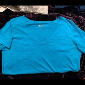 Blue v neck